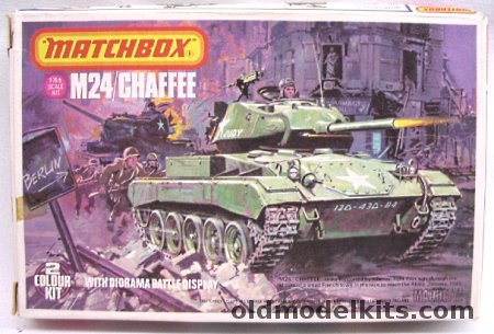 Matchbox 1/76 M24 Chaffee Light Tank, PK-79 plastic model kit